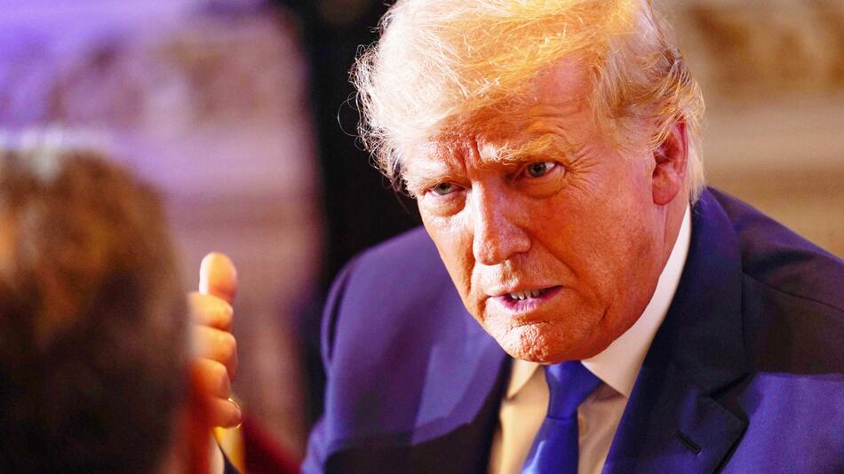 Portrait von US-Präsident Trump