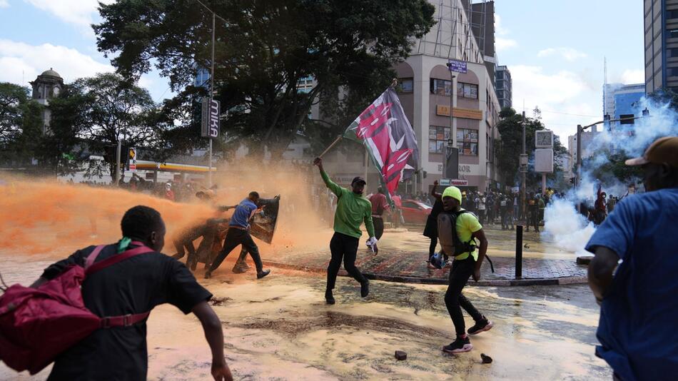 Protest gegen Steuererhöhungen in Kenia