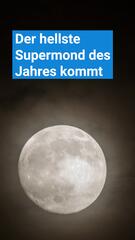 Hellster Supermond des Jahres kommt