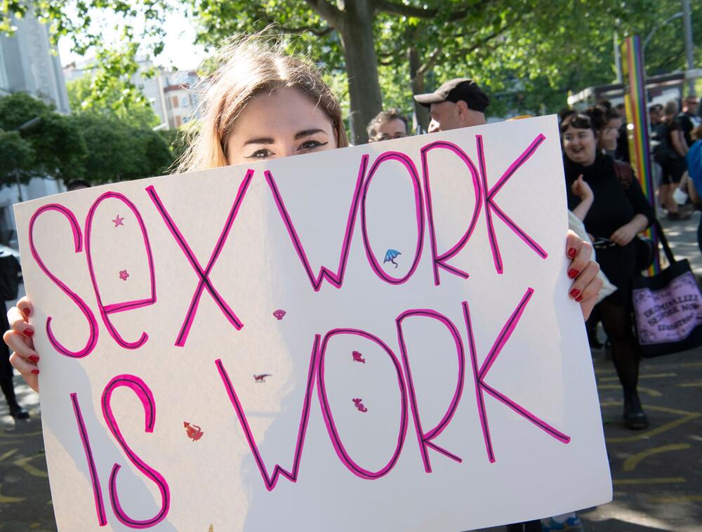 Demonstration von Sexarbeiterinnen