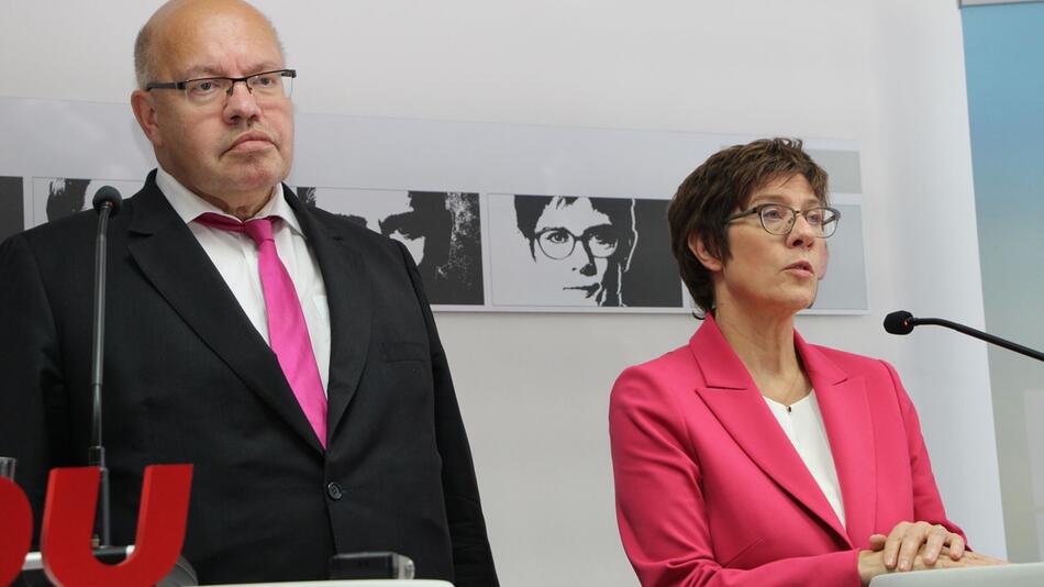 Altmaier und Kramp-Karrenbauer verzichten auf Bundestagsmandate