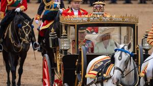 König Charles III. und Königin Camilla bei "Trooping the Colour" im Juni 2024.
