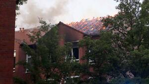 Dachstuhlbrand in Krankenhaus in Ludwigslust