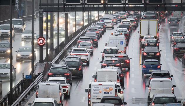 Autos im Stau