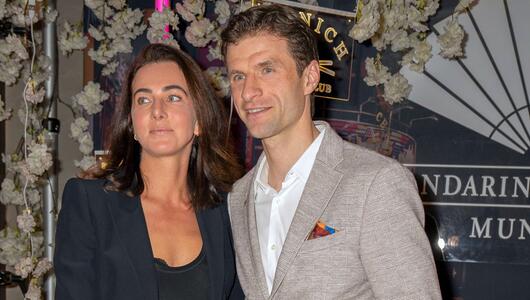 Lisa und Thomas Müller bei einem Event in München im Jahr 2024.