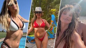 Heidi Klum präsentiert auf Instagram regelmäßig ihre aktuellen Bademoden-Looks und prägt damit ...