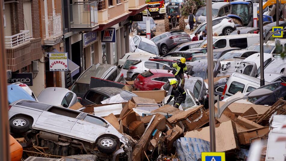 Nach den Überschwemmungen in Spanien