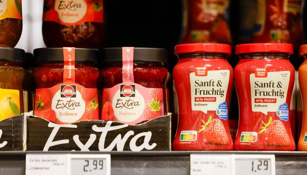 Eigenmarken bei Rewe