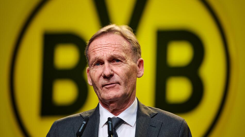 Hans-Joachim Watzke vor der Hauptversammlung der BVB-Aktionäre