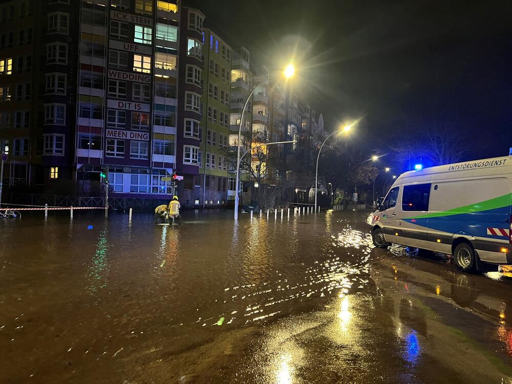 Wasserrohrbruch zu Silvester - Teile Berlins ohne Wasser