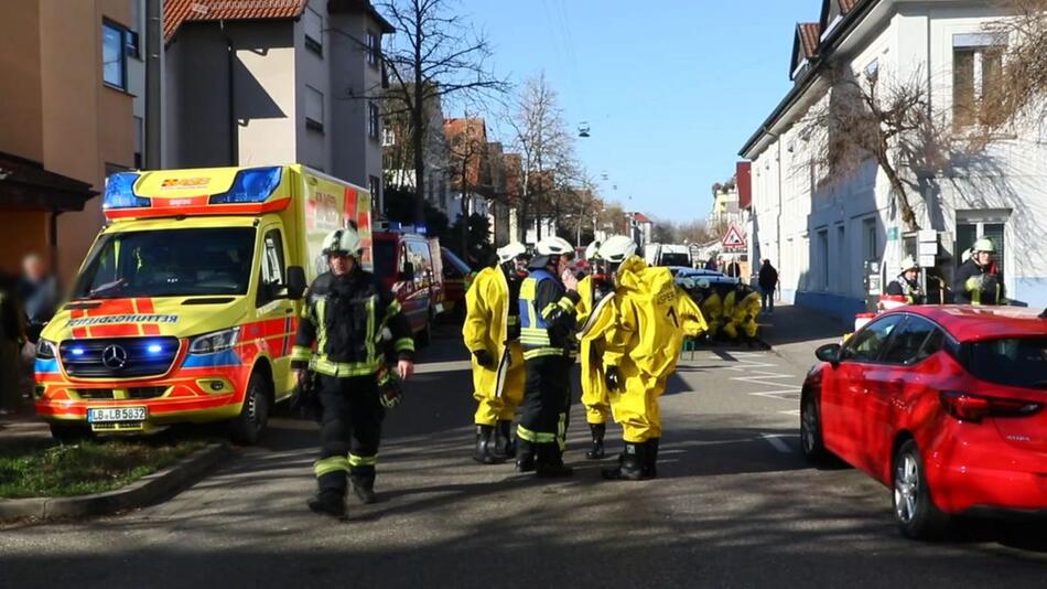 Gefährlicher Stoffaustritt in Ludwigsburg – Großeinsatz im Labor