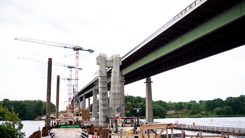 Baustelle Rader Hochbrücke