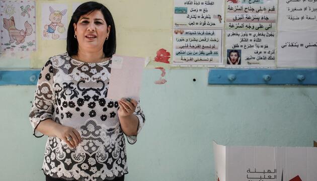 Oppositionspolitikerin Abir Moussi