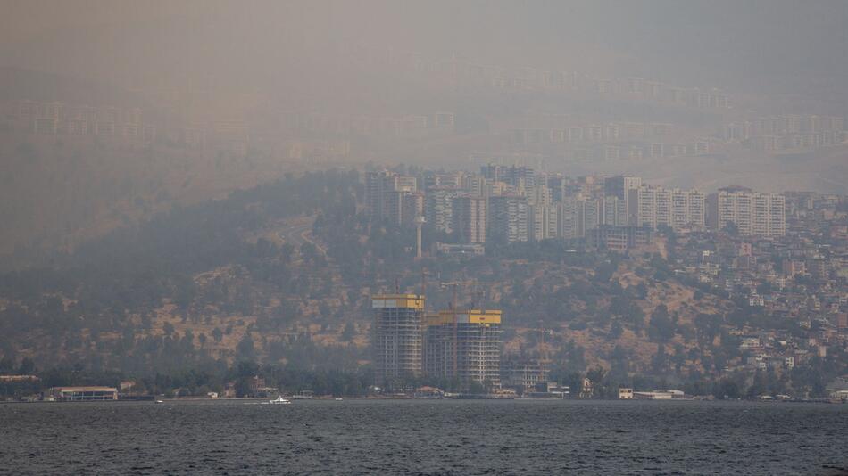 Waldbrände bei Izmir