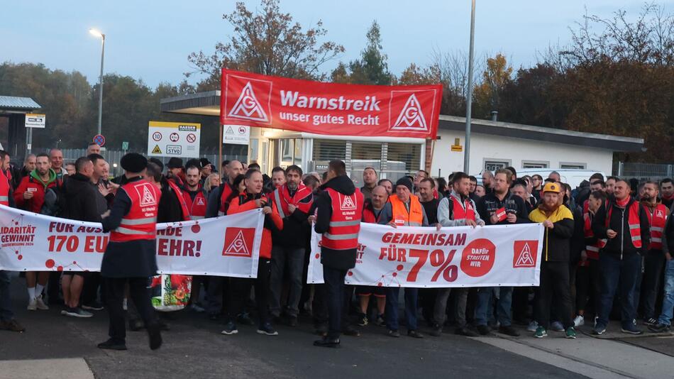 Warnstreiks in der Metall- und Elektroindustrie - Gera