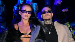 Alicia Costa Pinheiro und Chacho bei der Danny Reinke Fashion Show auf der Berlin Fashion Week