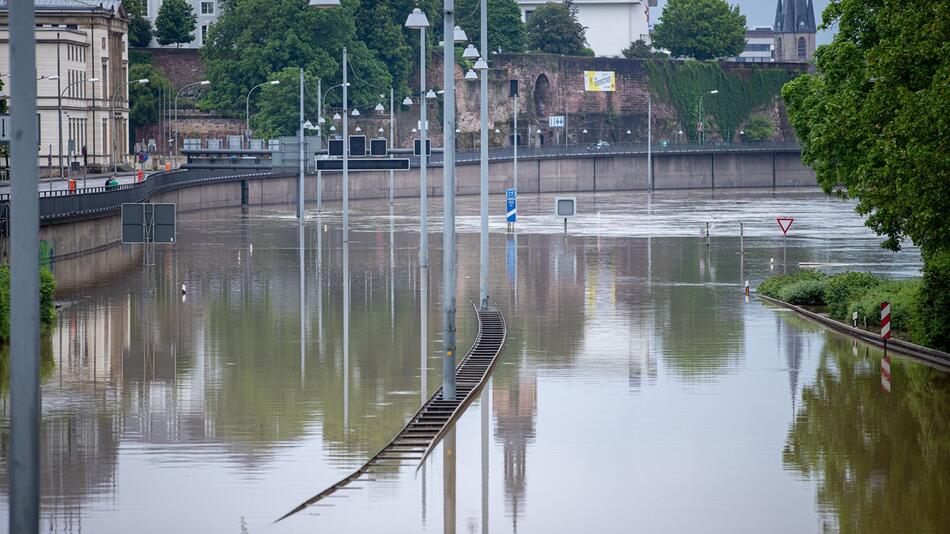 Hochwasser im Saarland - Saarbrücken