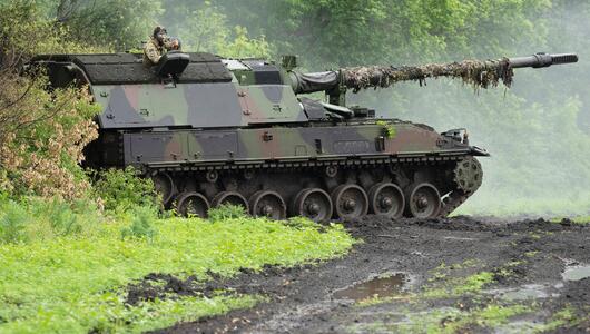 Deutsche Panzerhaubitze im Einsatz in der Ukraine