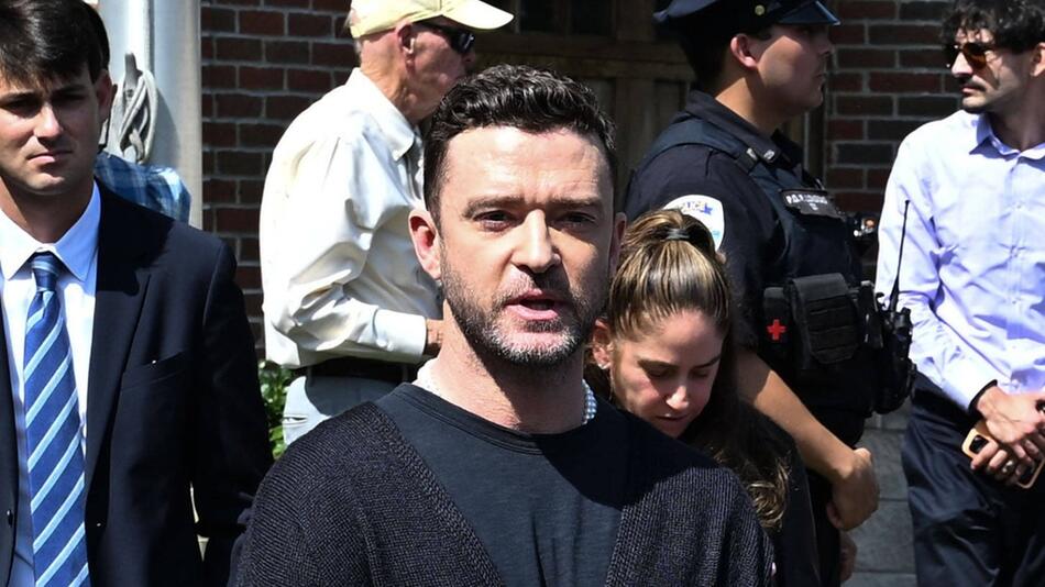 Justin Timberlake nach seinem Gerichtstermin am 13. September.