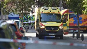 Verletzte bei Explosion in Gebäude in Madrid.