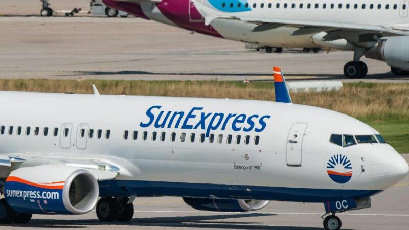 Flugzeug von Sunexpress