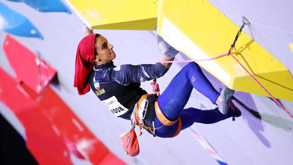 Die iranische Kletterin Elnaz Rekabi ist verbotenerweise ohne ihr Kopftuch im Wettkampf aufgetreten.