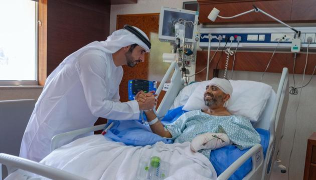 Der Kronprinz von Dubai und Flugkapitän Smit Machchhar