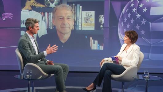 Jürgen Klinsmann bei Sandra Maischberger am 10. Juni 2026.
