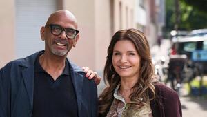 Pierre Sanoussi-Bliss mit "Unter uns"-Kollegin Tabea Heynig.