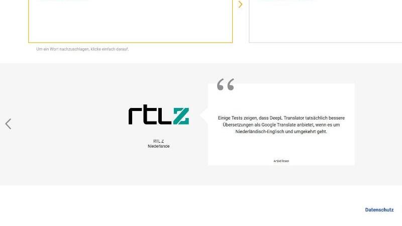 bersetzung mit knstlicher Intelligenz: DeepL | WEB.DE