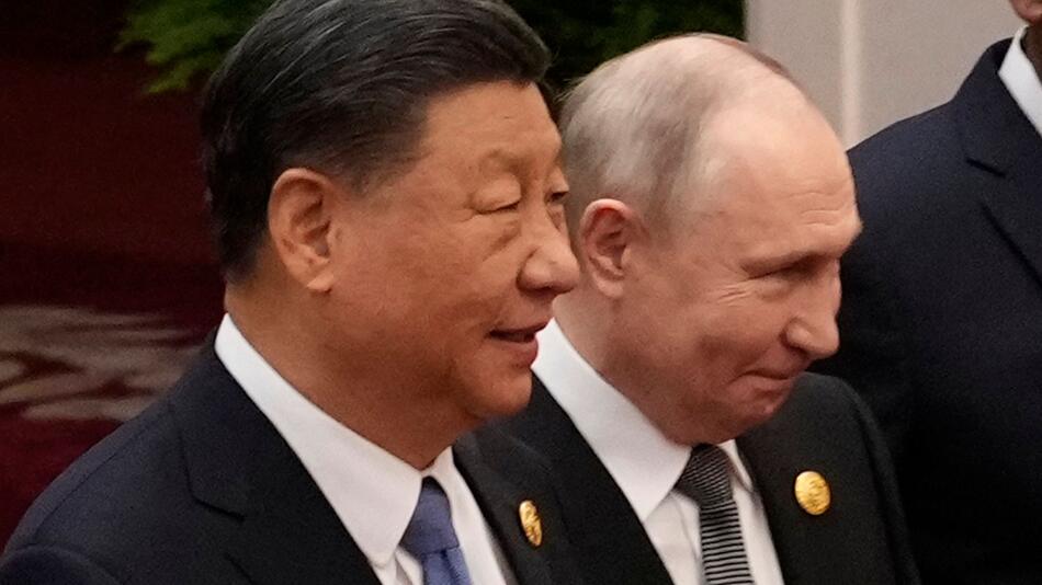 Putin und Xi bei einem Treffen