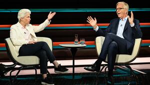 Marie-Agnes Strack-Zimmermann und Dietmar Bartsch bei "Markus Lanz"
