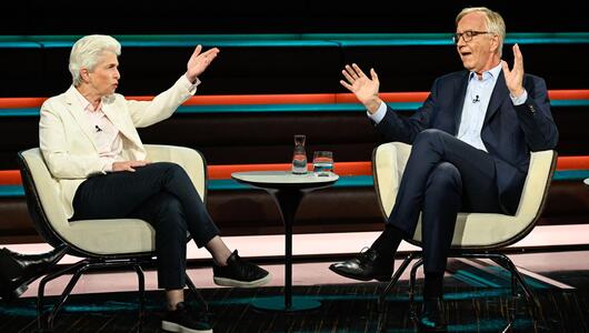 Marie-Agnes Strack-Zimmermann und Dietmar Bartsch bei "Markus Lanz"