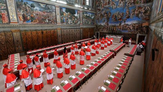 Konklave zur Wahl eines neuen Papstes