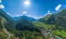Ausblick auf das idyllisch gelegene Häselgehr im Naturpark Tiroler Lechtal