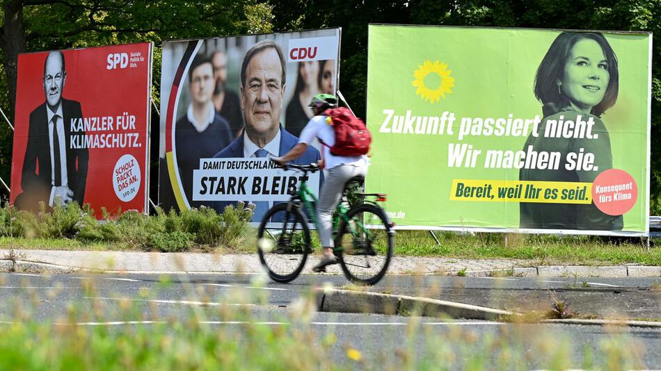 Wahlplakate in Frankfurt am Main
