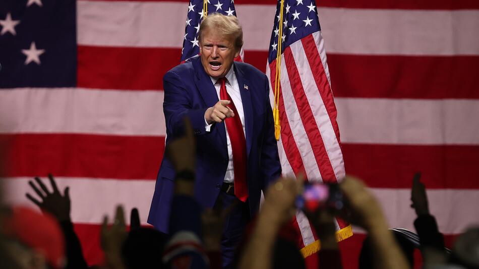 Donald Trump bei einem Wahlkampfauftritt in Nevada