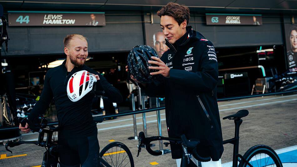 Billy Monger und George Russel in Silverstone