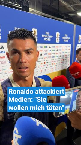 Ronaldo attackiert Medien: "Sie wollen mich töten"