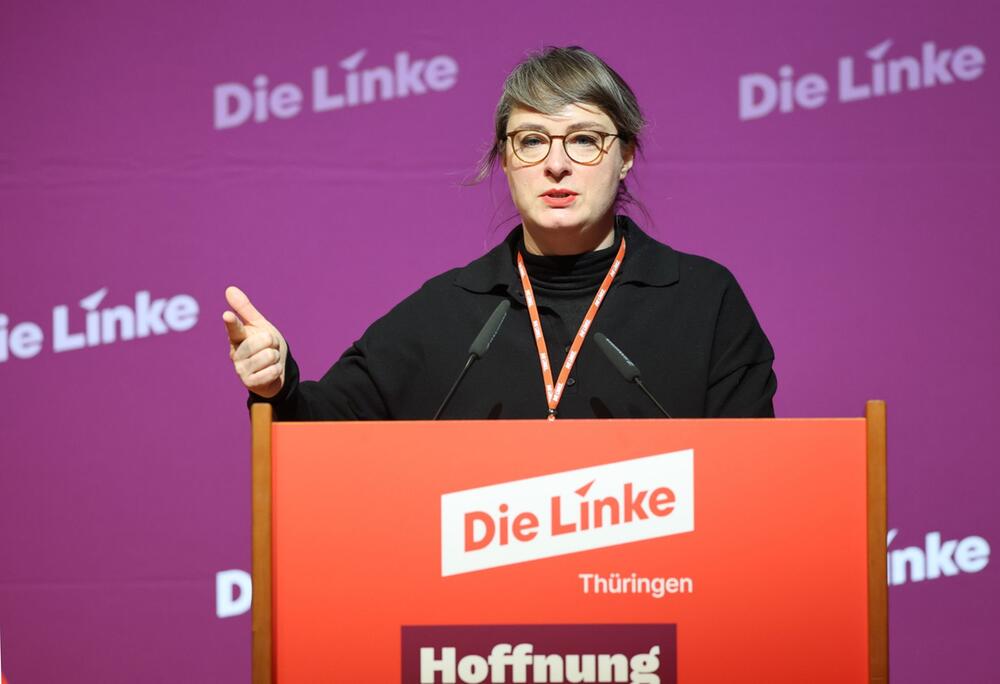 Thüringer Linke-Co-Chefin Ulrike Grosse-Röthig