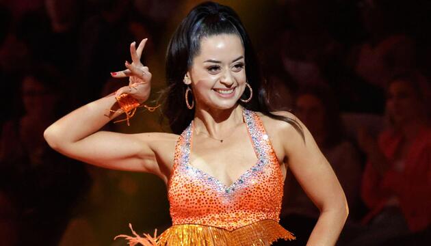 "Let's Dance"-Star Malika Dzumaev bei einem Auftritt in der Show.