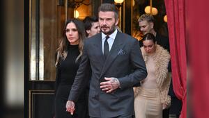 Zeigt sich als Gemeinschaft: Die Beckham-Familie ohne Sohn Brooklyn.
