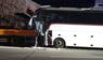 Unfall mit Reisebus auf A8 - drei Schwerverletzte