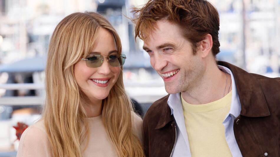 Jennifer Lawrence und Robert Pattinson in Cannes