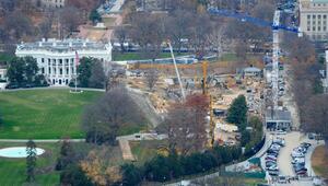 Bauarbeiten am Weißen Haus