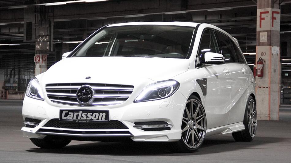 Mercedes B-Klasse mit umfangreichen Tuning-Paket von Carlsson