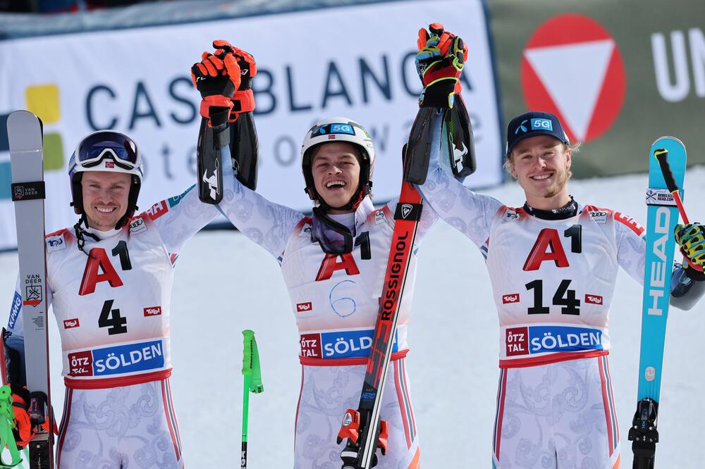 Alexander Steen Olsen, Henrik Kristoffersen, Atle Lie McGrath