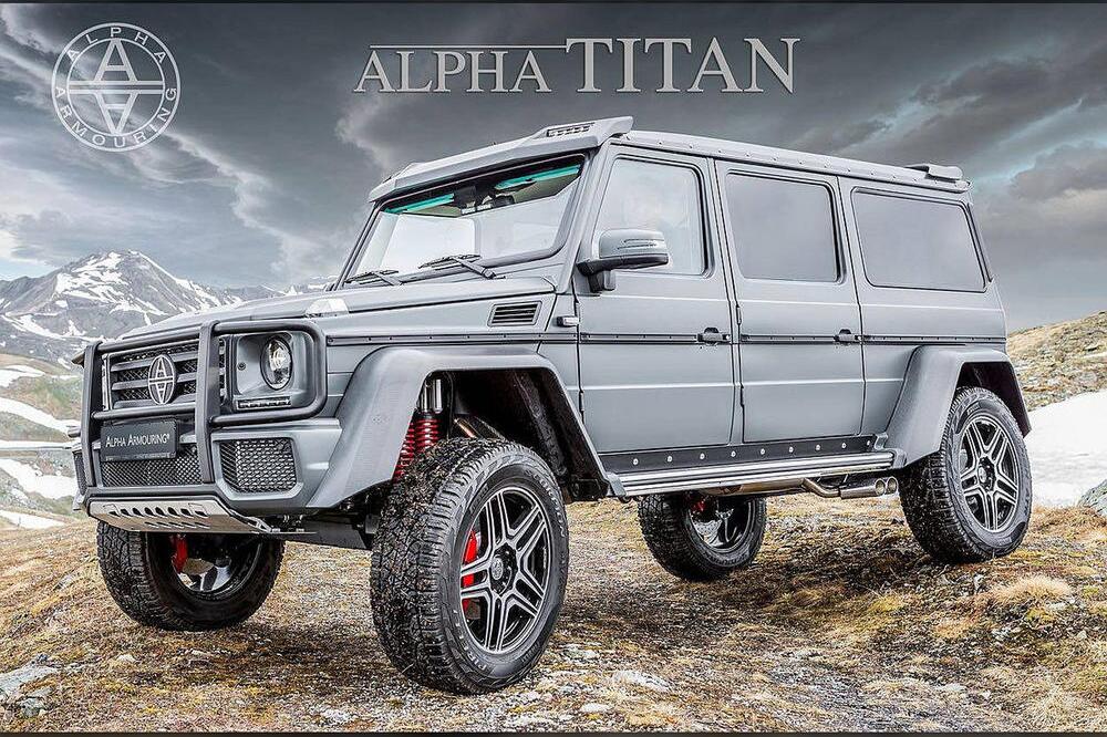 Alpha Armouring Titan Diese Mercedes G Klasse Ist Ein Wahrer Offroad Panzer Web De