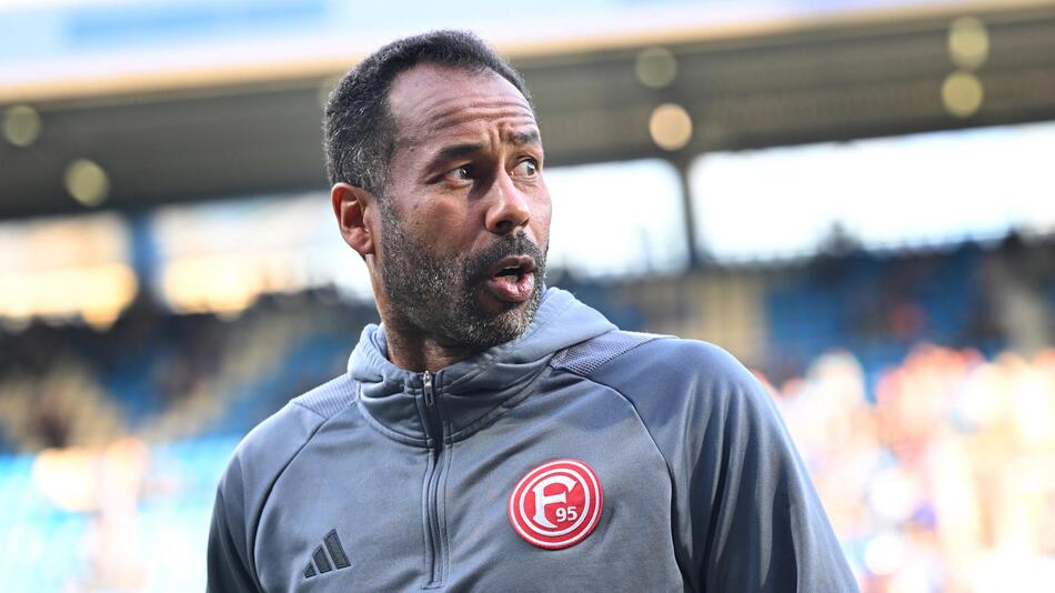 Fortuna Düsseldorfs Trainer Daniel Thioune in Bochum