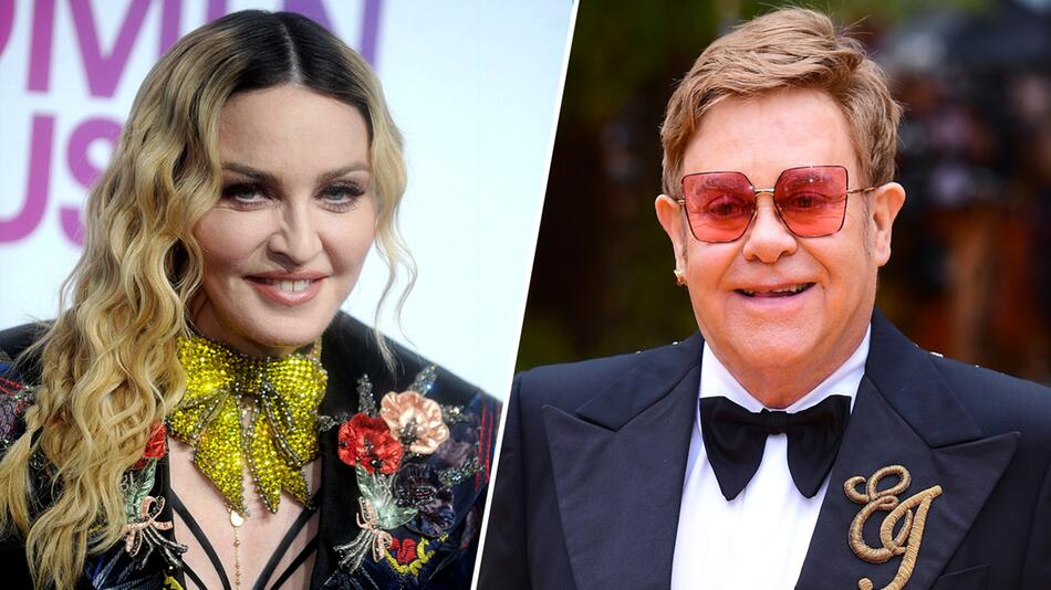 Madonna und Elton John
